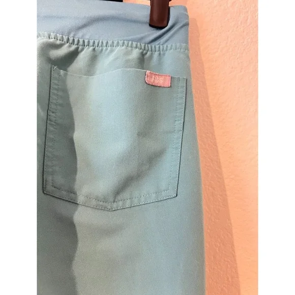 FIGS Womens Zamora Teal Hydrogreen Jogger Scrub Pants Sz XXS Medical Uniform - Picture 5 of 12